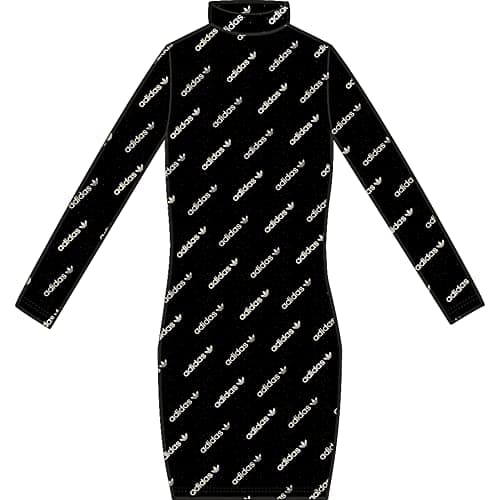 Image of adidas Women's LS Dress, Black, 6