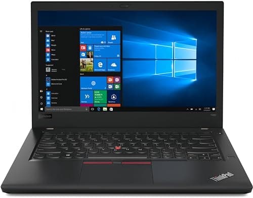Image of Lenovo ThinkPad T480 Business Laptop, 14" FHD (1920x1080), Intel Core i5-8350U, 16GB DDR4 RAM, 512GB SSD, CAM, Bluetooth, QWERTY Keyboard, Windows 11 Pro (Renewed)