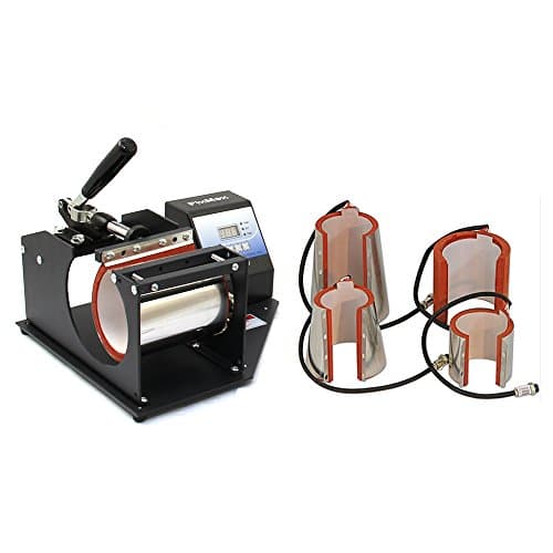 Image of Sublimation Mug Press Machine Heat Transfer Cup Latte Digital Printer Printing | 5oz, 7oz, 11oz, 12oz & 17oz Elements | Black | Personalition Personalise Customise Customising