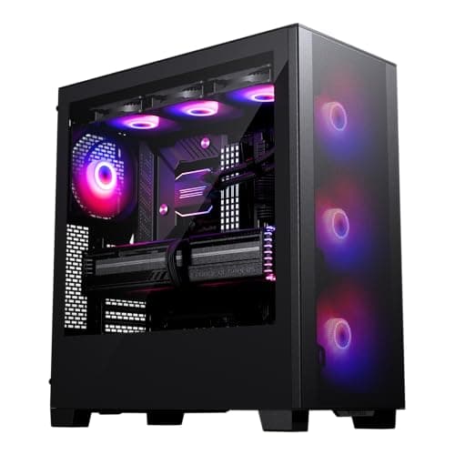 Image of Phanteks XT Pro Ultra ATX Mid Tower Case, Tempered Glass, Black, DRGB Fans, Zero Clutter Cable Management
