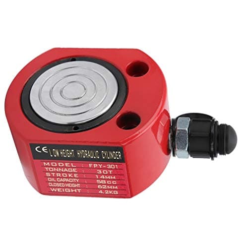Image of ACOGEDO Ultra Thin Hydraulic Cylinder 30T 45# Steel Separate Hollow Hole Industrial Tool FPY- with ZG3/8in Connector