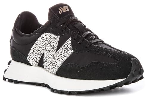 Image of New Balance Women's 327 Shoes, Black/Sea Salt, 3/M