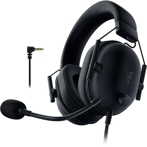 Image of Razer BlackShark V2 X (PlayStation) - Wired e-sports headset for PlayStation 5 console (250g, cardioid microphone, 50mm drivers, passive noise cancellation, 3.5mm jack) Quartz