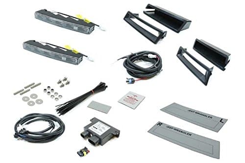 Image of Nolden NCC DRL LED Daytime Running Lights Kit For Jeep Wrangler Rubicon JK 2007
