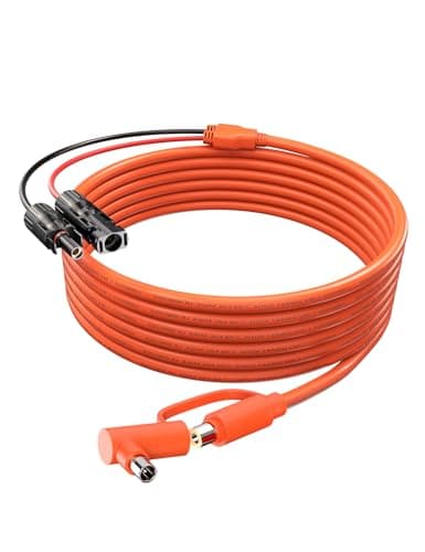 Image of Tonton Solar Connector to DC 8mm Adapter Cable 2M, Solar Cable with DC8020/7909 Plug for Jackery Explorer 160 240 500 1000, for GZ Yeti, for BLUETTI Portable Power Station, Solar Generator
