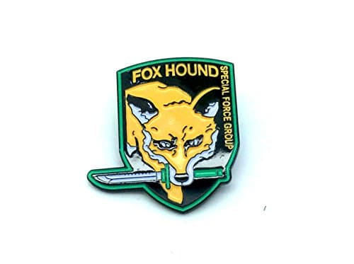 Image of Patch Nation Foxhound Metal Gear Solid Cosplay Metal Pin Badge