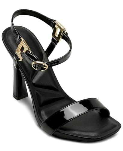 Image of Karl Lagerfeld Paris Women's CIEONE Heeled Sandal, Black, 8.5