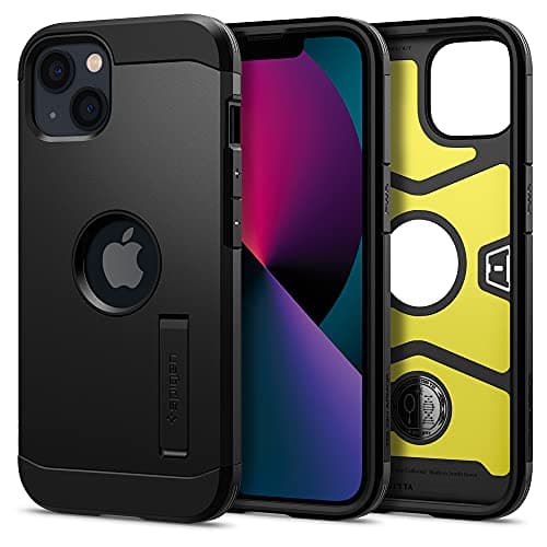 Image of Spigen Tough Armor Case Compatible with iPhone 13 mini - Black