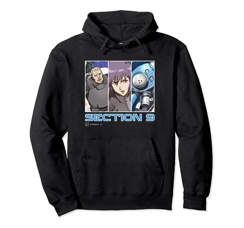 Image of Ghost in the Shell: Stand Alone Complex Section 9 Panels Pullover Hoodie