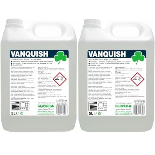 Image of Clover 304 Vanquish Heavy Duty Oven & Food Plant Cleaner 5 Litre - Pack of 2
