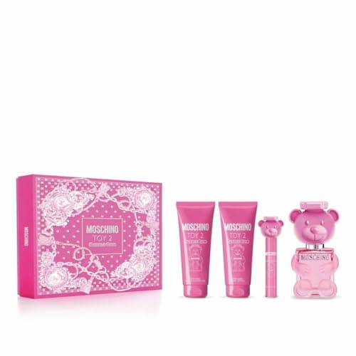 Image of Moschino Toy 2 Bubblegum Eau de Toilette 100ml Gift Set 2024 (Contains 100ml EDT, 100ml Body Lotion, 100ml Shower Gel and 10ml Travel Spray)