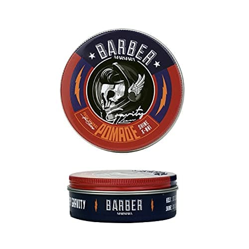 Image of Barber Marmara Pomade Hair Wax 100ml | Medium Hold High Shine | Wet Look Pomade for Men | Professional Styling Cream | Sleek & Glossy Finish | Easy Wash Out Hair Pomade for Everyday Use