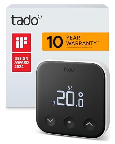 Image of tado Smart Thermostat X, Additional Product for Underfloor Heating and Boiler, Control via App and Smart Speaker (Alexa, Siri, Google Assistant), DIY Installation