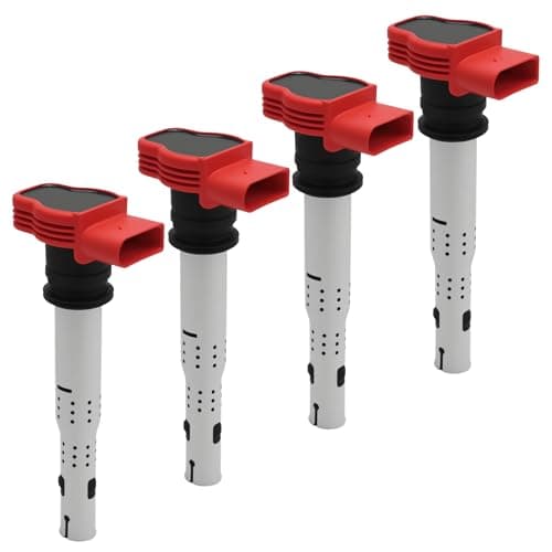 Image of Hoypeyfiy 4 PCS 06D905115 Car Ignition Coil Pack, Replacement for Skoda Octavia, Replaces 06E905115, 95860210200