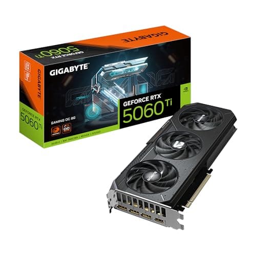 Image of Gigabyte GeForce RTX 5060 Ti Gaming OC 8G Graphics Card - 8GB GDDR7, 128Bit, PCI-E 5.0, 2647MHz Core Frequency, 3X DisplayPort, 1x HDMI, GV-N506TGAMING OC-8GD