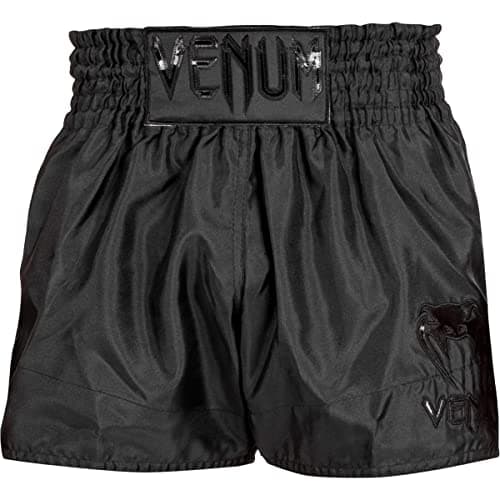 Image of Venum, Classic Muay Thai Shorts, Men's, L, Black/Black