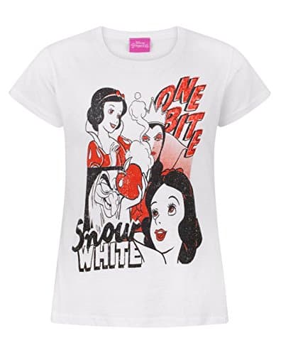 Image of Disney Snow White Character One Bite Girl's Children's T-Shirt Top