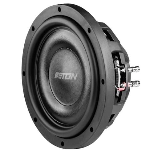Image of ETON MW 10 Flat - Powerful Low Profile 10" Subwoofer Long Stroke Bass Car Low Tone Speaker with Ferrite Magnet 2 x 2 Ohm Dual Voice Coil 2 x 350 Watt 1 pc