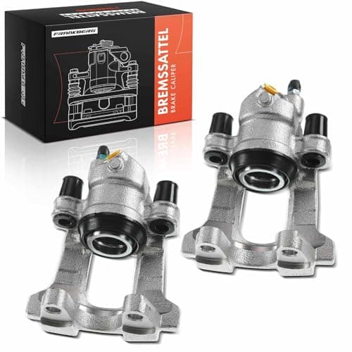 Image of Frankberg 2x Brake Caliper Disc Brake Rear Cast Aluminium Compatible with M-Class W164 ML 280-350 R-Class V251 W251 R280-R350 Replace# 1644232698