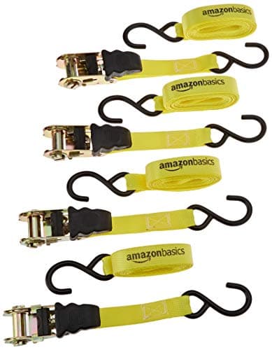 Image of Amazon Basics Ratchet Strap, Pack of 4, Rachet