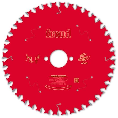 Image of Freud FR13W007H Circular Saw Blade for Wood 190 x 30mm x 40T