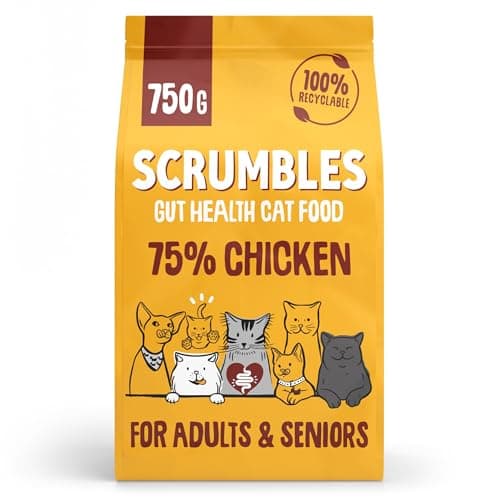 Image of Scrumbles Adult and Senior Cats Dry Food, 750g