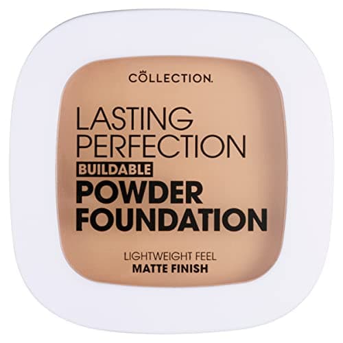Image of Collection Cosmetics, Lasting Perfection Buildable Powder Foundation, Medium Coverage, Lightweight Feel, Matte Finish, Biscuit, 7.5g