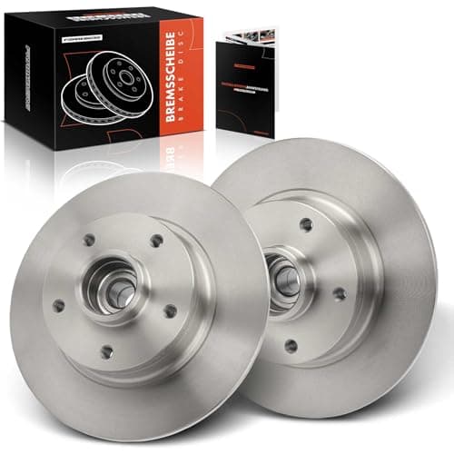 Image of Frankberg Brake Disc Set incl. 2x Discs Rear Solid Ø260mm Compatible with Megan.e III Hatchback B3 BZ0/1 Megan.e III Grandtour KZ0/1 Replace# 432008191R