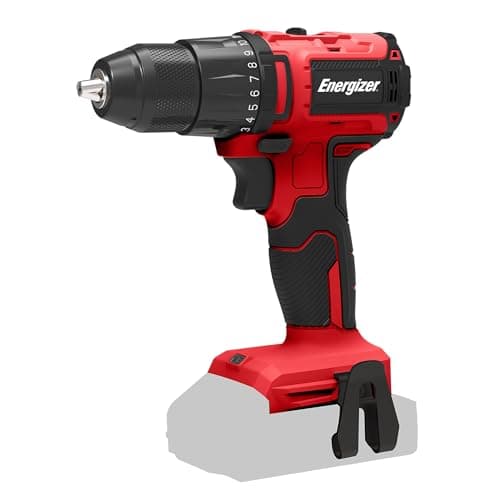 Image of Energizer 20V Drill - Ultra Light (680 g), 40 Nm Torque, 2 Speeds (1850 RPM), 13 mm Chuck, Compatible with 20 V Batteries, High Performance Tool for DIY and Construction Site