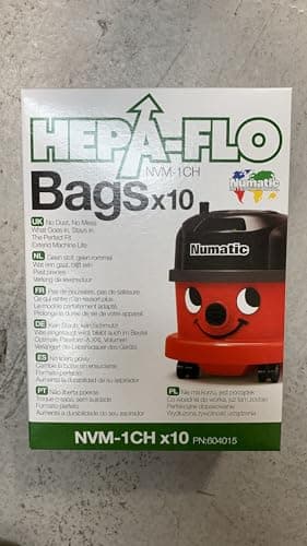 Image of Numatic 604015 NVM1CH Henry Hetty Hoover Vacuum Cleaner Accessory Dust Bags 604.015 (Pack of 10)
