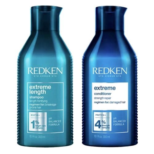 Image of Redken Extreme Length Shampoo 300ml & Extreme Conditioner 300ml