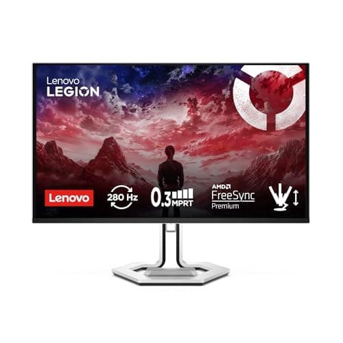 Image of Lenovo Legion Pro 27Q-10 Gaming Monitor 26.5" | QD-OLED | 280Hz, 0.03 ms, 16:9, 2x HDMI 2.1, DisplayPort 1.4, 1 x USB-B, 3 x USB-A | Tilt, Swivel, Pivot, Lift Adjust Stand | White