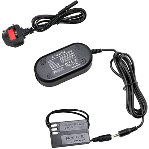 Image of Glorich K-AC128 D-AC128 K-AC109 K-AC168 D-DC128 Replacement AC Power Adapter Kit for Pentax K30 K50 K70 K-r K2 K-S1 and K-S2 Digital SLR Cameras,D-Li109 replacement(but not compatible with Pentax KP)