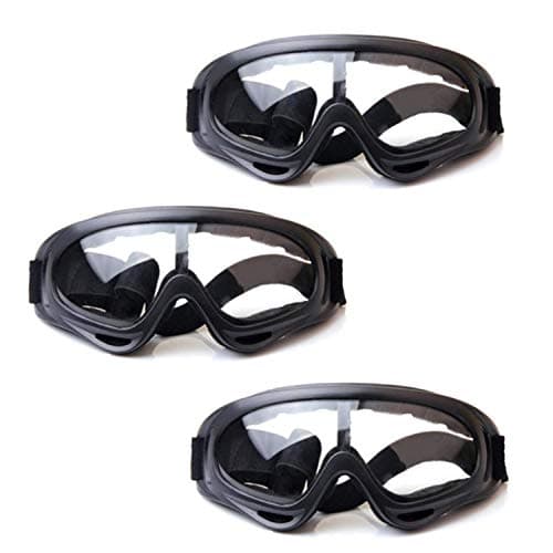 Image of HONGCI Children’s Safety Glasses－3 Pack of Kids Outdoor Game Protective Goggles Safety Goggles Eyewear for Nerf N-Strike Elite Gun Toy Gun Game Eye Protection & Laboratory Work Safety Glasses