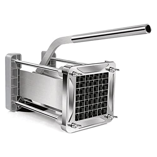 Image of Chip Cutter, Sopito Potato Chipper Stainless Steel Professional Potato Cutter French Fries Cutters with 1/2 Inch Blades for Home and Commercial Use