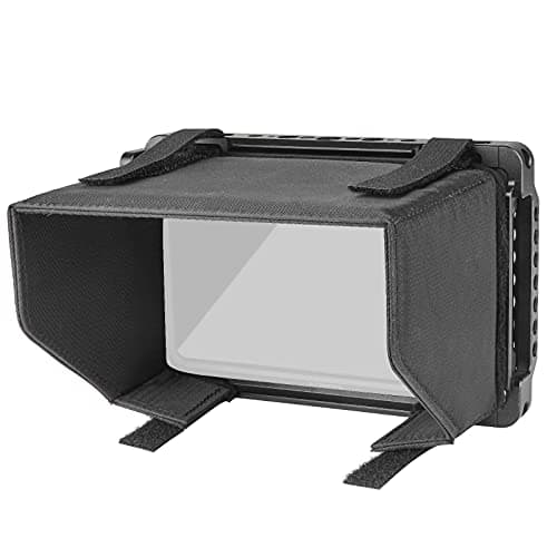Image of EachRig Monitor Cage, with Built-in NATO Rail and Extra HDMI Cable Clamp for Atomos Monitor Ninja V