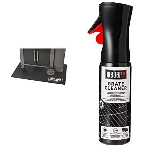 Image of Weber Floor Protection Mat, Black & 17875 Grate Cleaner, Black, 5.0 cm*25.0 cm*8.0 cm