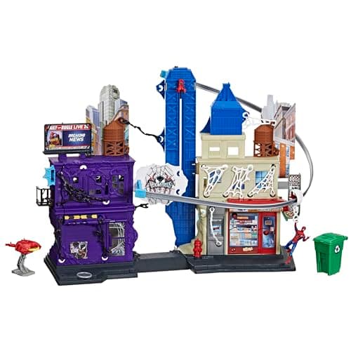 Image of Marvel Spider-Man VenomVersus Web Slinging City Playset, Purple