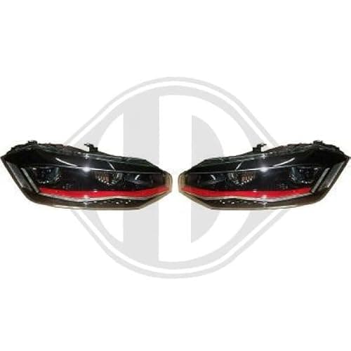 Image of Headlight Set for Polo 6 by DIEDERICHS