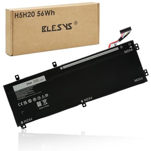 Image of BLESYS 56Wh H5H20 Battery for Dell XPS 15 9560 9570 7590 Series for Dell Precision 5530 5520 5540 Series V0GMT NCC3D RRCGW Replacement Battery 11.4V