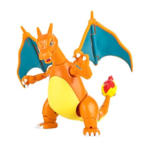 Image of Pokemon Select 6 Inch Articulated Figure-Charizard, Multi-Colour