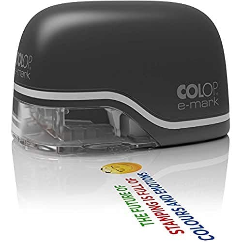 Image of COLOP - COLOP e-mark 600 dpi Black Portable Mobile Hand Printer (600 mAh Li-Ion Battery, USB/Wi-Fi) for Multi-Colour Printing - 1 Piece