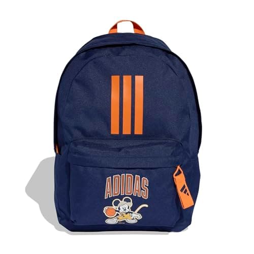 Image of adidas Unisex Kids DISNEY MICKEY MOUSE BACKPACK, dark blue/Pure Orange, L