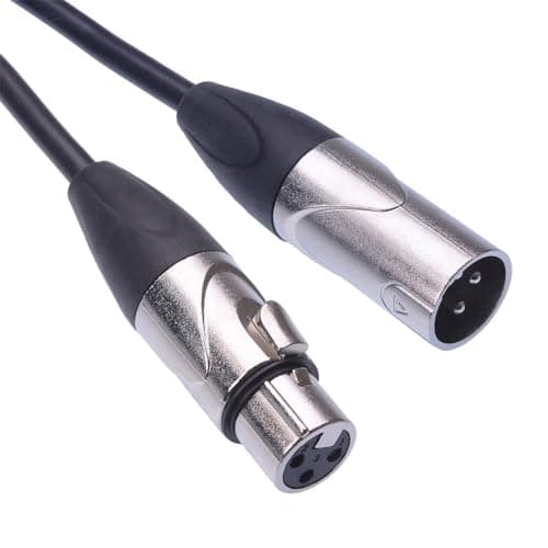 Image of Switch Electronics DMX 3 Pin Male to Female XLR Lead Rugged PVC Cable Lighting 120R Digital Spec (2m)