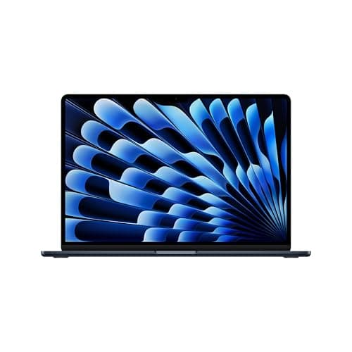 Image of Apple 2025 MacBook Air 15-inch Laptop with M4 chip: Built for Apple Intelligence, 15.3-inch Liquid Retina Display, 24GB Unified Memory, 512GB SSD Storage, 12MP Center Stage Camera, Touch ID; Midnight