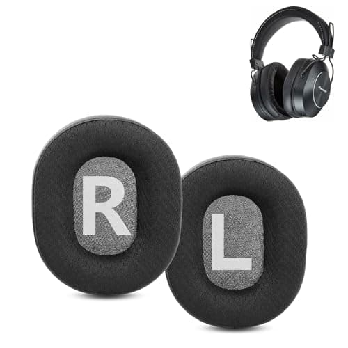 Image of SE MS5T Ear pads Replacement Compatible with Pioneer SE-MS9BN/SE MS7BT/SE MS5T Headphones Earpads Cushion(Breathable Fabric Foam)