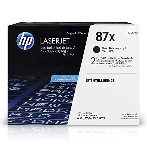 Image of HP CF287XD 87X High Yield Original LaserJet Toner Cartridges, Black, Multipack