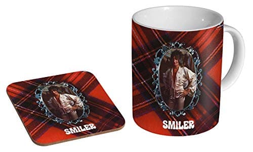Image of Rod Stewart Smiler Ceramic Coffee Mug + Coaster Gift Set …