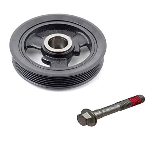 Image of Crankshaft Pulley Vibration Damper Harmonic Balancer + Bolt for Mini Cooper R50