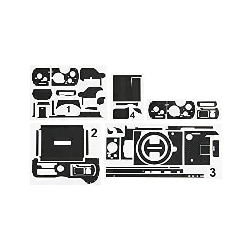 Image of KIWIFOTOS Camera Body Skin Guard Protector Anti-Scratch Cutting Sticker Protector Film for Panasonic DC-G100 / G110 - Matrix Black